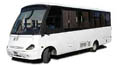 white minibus for hire in kent
